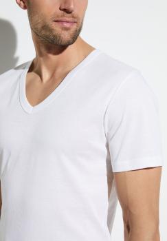 Preview: Zimmerli - Business Class - Shirt Short Sleeve V-Neck