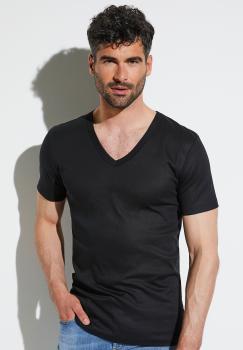 Zimmerli - Business Class - Shirt Short Sleeve V-Neck