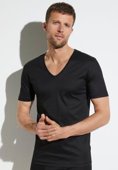 Zimmerli - Sea Island - Shirt Short Sleeve V-Neck