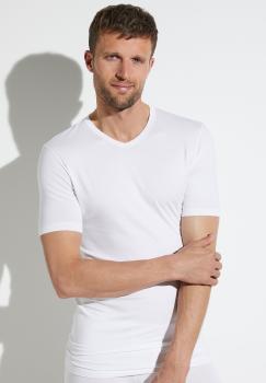 Preview: Zimmerli - Pureness - Shirt Short Sleeve V-Neck