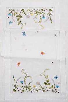 Preview: ERI Textiles - Blumenwiese mit Hohlsaum