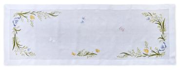 Preview: ERI Textiles - Wiesengrund mit gefassten Hohlsaum