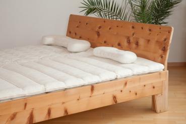 Preview: Moosburger Rosshaar-Manufactur Massivholzbett Libro