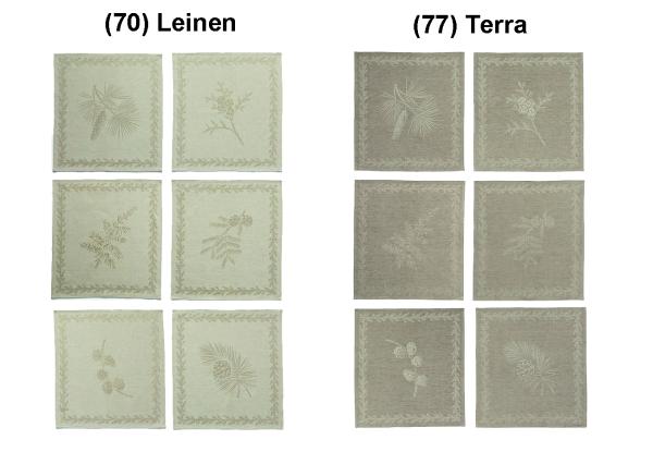 Leitner Leinen - Foresta Servietten-Set - 47cm x 47cm