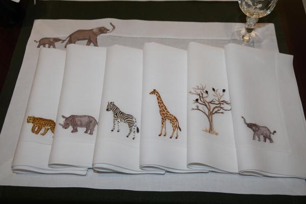 ERI Textiles - Afrika mit Hohlsaum