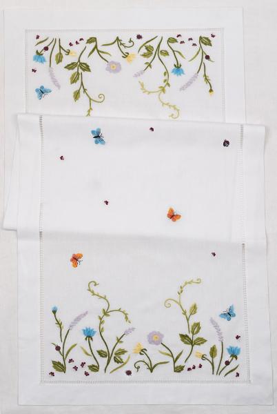 ERI Textiles - Blumenwiese mit Hohlsaum