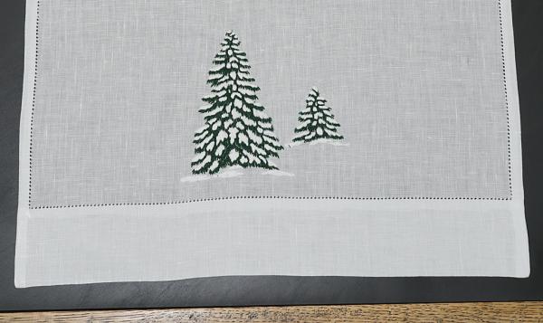 ERI Textiles - Winterwald mit gefasstem Hohlsaum