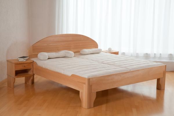 Moosburger Rosshaar-Manufactur Massivholzbett Rustica