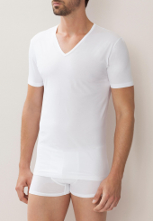 Zimmerli - Pure Comfort Shirt Short Sleeve V-Neck 