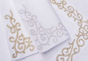 ERI Textiles - Arabesk mit Hohlsaum 