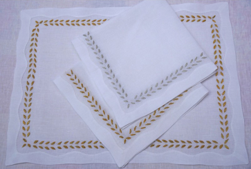 ERI Textiles - Doppelte Marie mit Bogenrand 