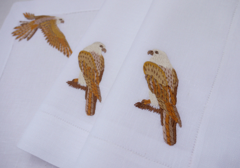 ERI Textiles - Falken mit Hohlsaum 