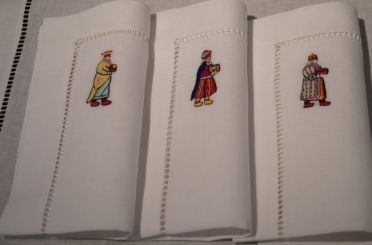 ERI Textiles - Heilige Drei Könige mit Hohlsaum 