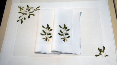 ERI Textiles - Mistelbund mit Hohlsaum 