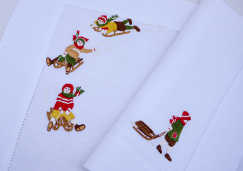 ERI Textiles - Schlittenfahrer mit Hohlsaum 