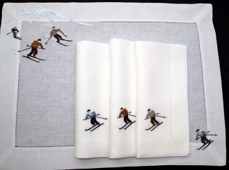 ERI Textiles - Skifahrer mit Hohlsaum 